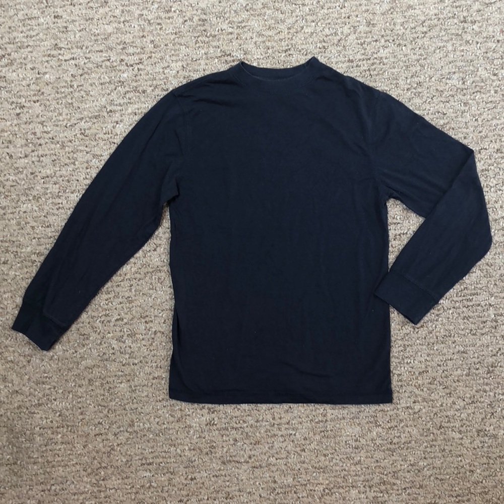 Boys navy long-sleeved size S
